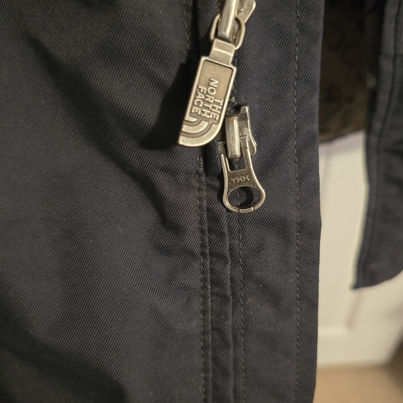 The North Face womens size S/P Arctic parka Goose Down HyVent black zip hooded - Picture 10 of 11